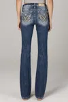 Miss Me Golden Wing Bootcut Jeans In Medium Wash