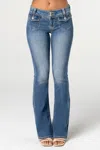 Miss Me Heavenly Jenny Bootcut Jeans In Light Wash