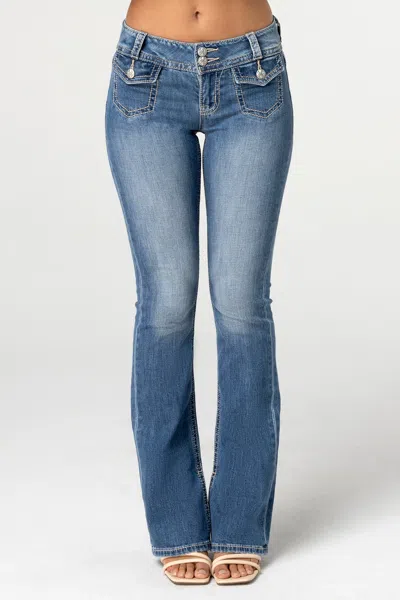 Miss Me Heavenly Jenny Bootcut Jeans In Light Wash