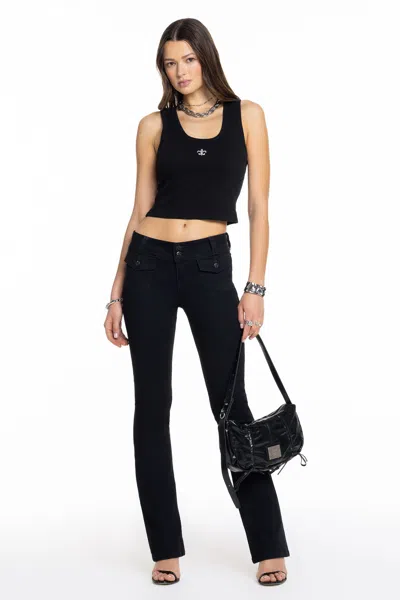Miss Me Heavenly Luna Bootcut Jeans - 24 / 30" / Black