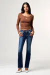 Miss Me Holly Bootcut Jeans In Dark Wash