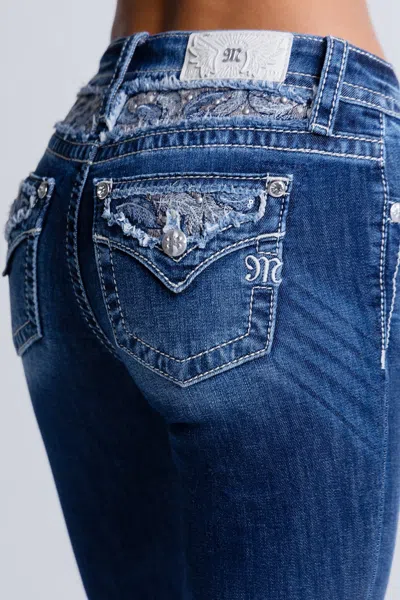 Miss Me Indie Bootcut Jeans - 23 / 32" / Medium Wash