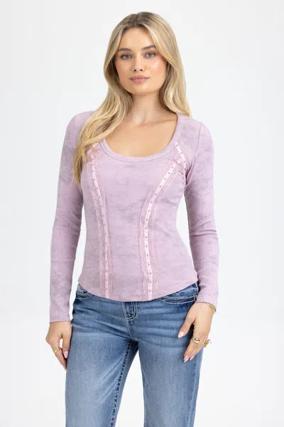 Miss Me Juliana Top - L / Pink