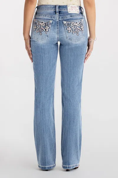 Miss Me Juliet Slim Wide - 33 / 30" / Light Wash