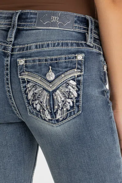 Miss Me Laila Bootcut Jeans - 34 / 30" / Vintage Blue