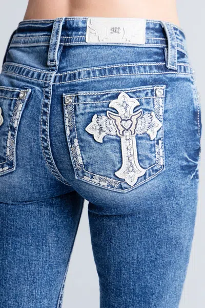 Miss Me Lana Bootcut Jeans - 32 / 30" / Light Wash In Brown