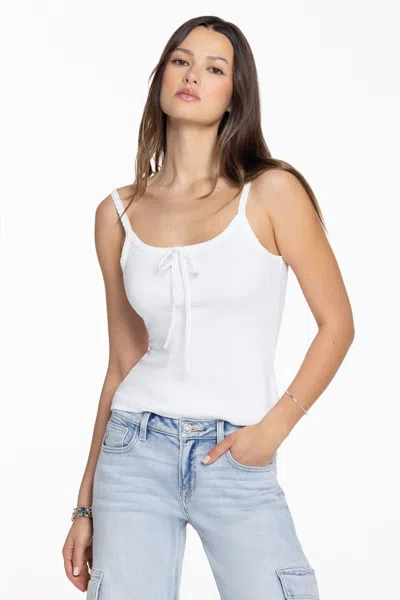 Miss Me Linnea Tank Top In White
