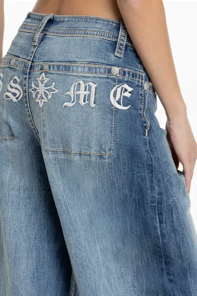 Miss Me London Baggy Wide Leg - 33 / 30" / Medium Wash