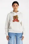 Miss Me Love Crew Hoodie - M / Oatmeal In Brown
