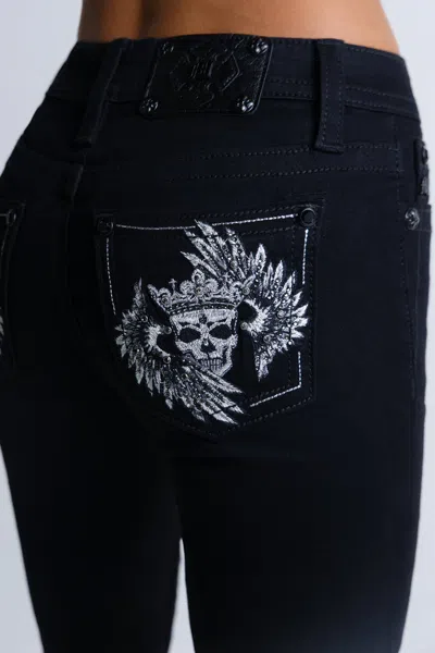 Miss Me Maeve Bootcut Jeans - 23 / 32" / Black Wash