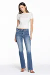 Miss Me Maven Logo Bootcut Jeans In Medium Wash