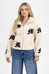 Miss Me Mckenna Sherpa Jacket - L / Off White In White