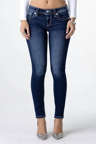 Miss Me Missi Mid Rise Skinny Jean In Blue