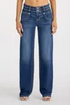 Miss Me Nila Slim Wide - 31 / 30" / Med/dark Wash In Blue