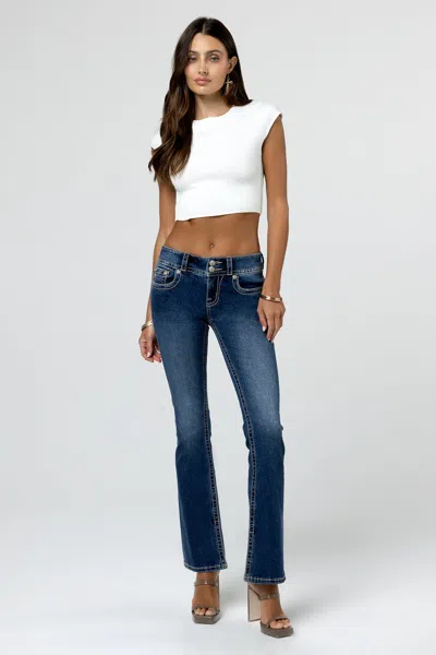 Miss Me Nova Jane Bootcut Jeans In Med/dark Wash