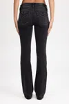 Miss Me Onyx Stitched Bootcut Jeans - 33 / 30" / Black Smoke In Black