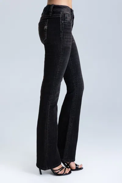 Miss Me Oralee Stitched Bootcut Jeans - 33 / 30" / Dark Brown