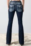 Miss Me Paisley On Me Bootcut Jeans In Med/dark Wash