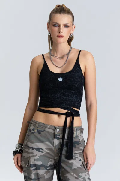 Miss Me Raine Graphic Cami - Xs / Black