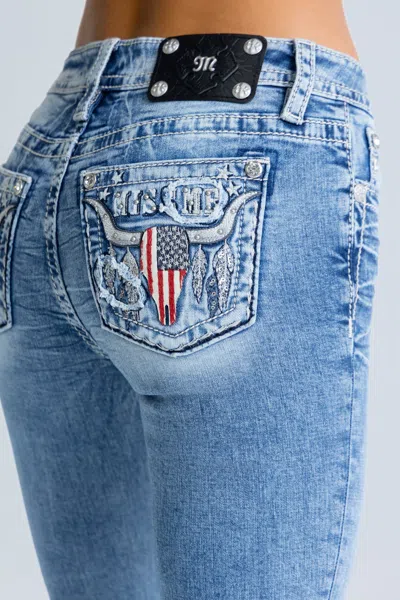 Miss Me Rodeo Bootcut Jeans - 34 / 30" / Vintage Blue