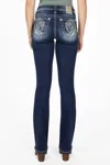 Miss Me Rope & Boots Bootcut Jeans - 33 / 34" / Dark Wash In Dark Wash