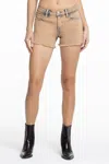 Miss Me Sienna Shorts - 31 / 3.5" / Light Brown In Light Brown