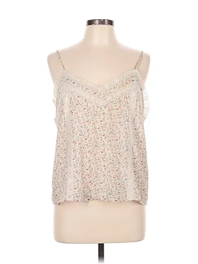 Pre-owned Miss Me Sleeveless Blouse In Ivory