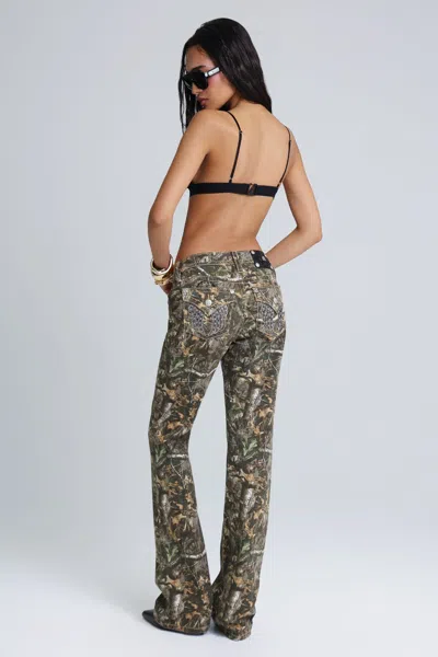Miss Me Trailblazer Camo Bootcut Jeans - 32 / Short / Camo Green