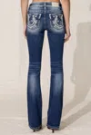 Miss Me U2 Horseshoe Bootcut Jeans In Med/dark Wash