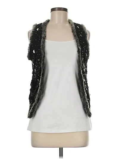 Pre-owned Miss Me Vest In Silver