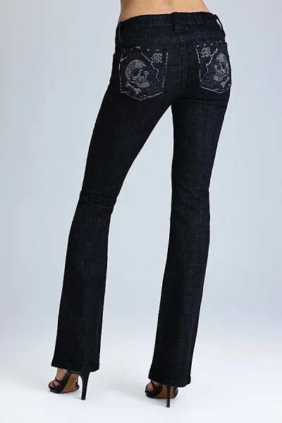 Miss Me Zephyra Low Rise Bootcut Jeans In Black Smoke, Women's At Urban Outfitters