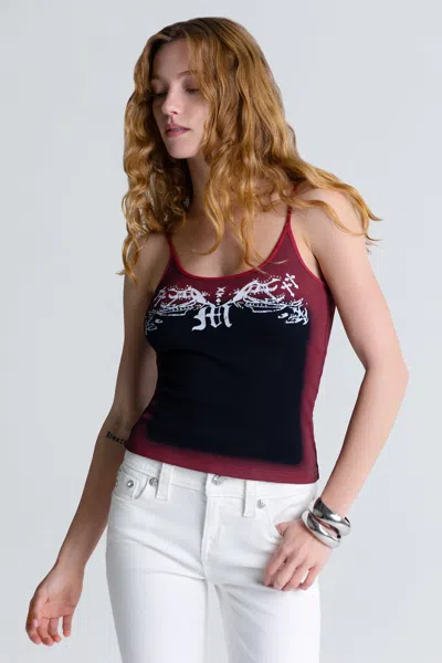 Miss Me Zoe Graphic Cami - M / Black