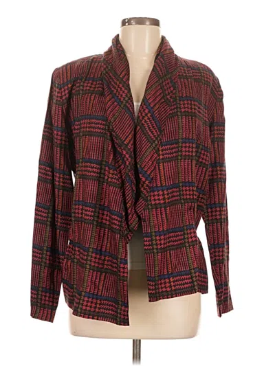 Pre-owned Miss O By Oscar De La Renta Blazer Jacket In Red