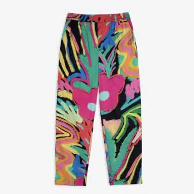 Miss Pompom Jungle Holiday Trousers In Multi