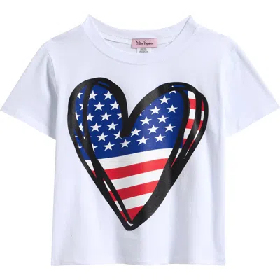 Miss Popular Kids' American Heart Graphic T-shirt