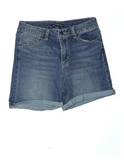 Pre-owned Miss Poured In Blue Denim Shorts In Blue