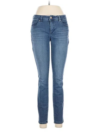 Pre-owned Miss Poured In Blue Jeans In Blue