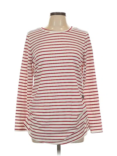 Pre-owned Miss Qee Long Sleeve T-shirt In Red