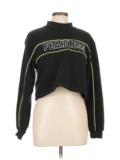 Pre-owned Miss Selfie Pullover Sweater In Black