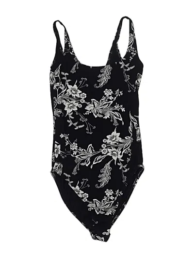 Pre-owned Miss Selfridge Bodysuit In Black