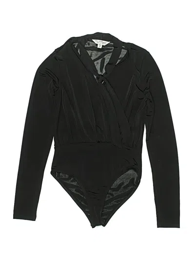 Pre-owned Miss Selfridge Bodysuit In Black