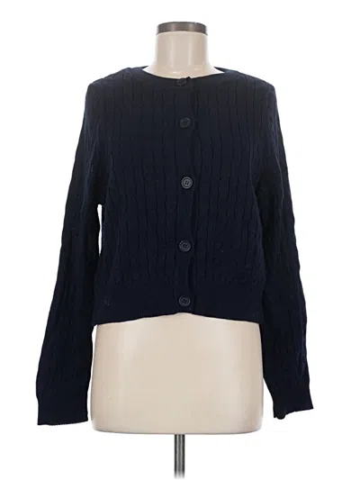 Pre-owned Miss Selfridge Cardigan Sweater In Blue
