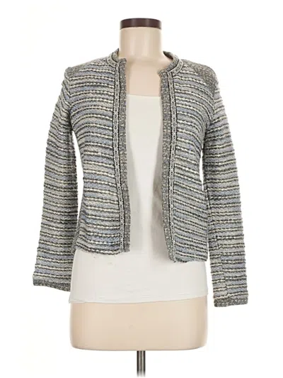 Pre-owned Miss Selfridge Cardigan Sweater In Gray
