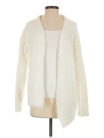 Pre-owned Miss Selfridge Cardigan Sweater In Ivory