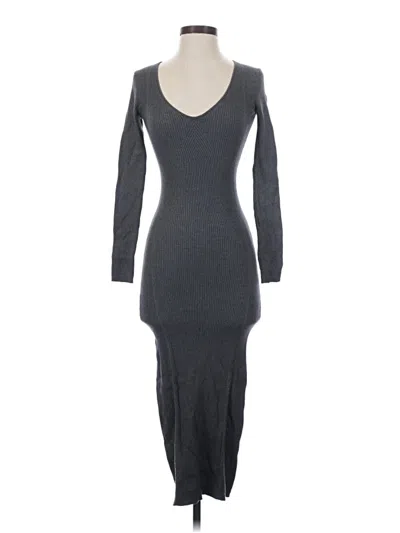 Pre-owned Miss Selfridge Casual Dress In Gray