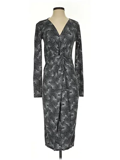 Pre-owned Miss Selfridge Casual Dress In Gray