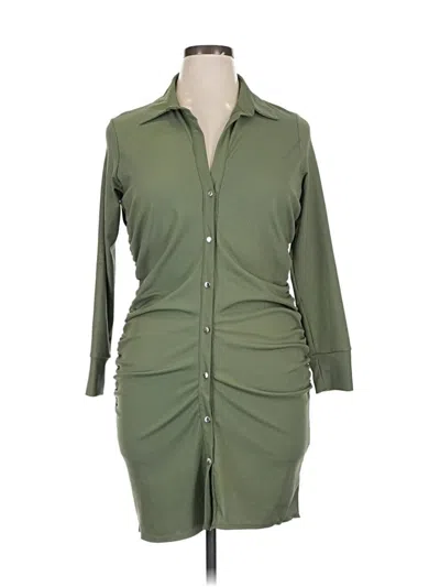 Pre-owned Miss Selfridge Casual Dress In Green