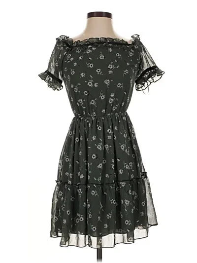 Pre-owned Miss Selfridge Casual Dress In Green