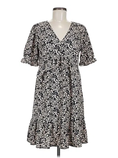 Pre-owned Miss Selfridge Casual Dress In Ivory