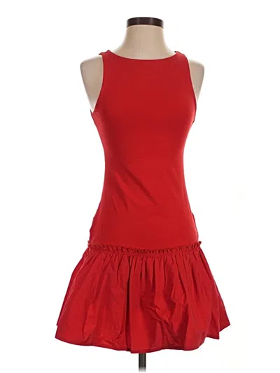 Pre-owned Miss Selfridge Casual Dress In Red